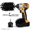 Drill Brush Power Scrubber By Useful Products 5 in W 7 in L Brush, Black K-S-42J-QC-DB - alternate 6